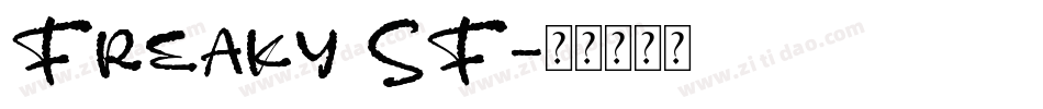 Freaky SF字体转换